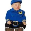 Spirit Halloween Baby One Piece Police Costume