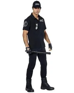 Spirit Halloween SWAT Costume Kit -Halloween Shop 01385178 c