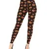 Spirit Halloween Plus Size Pumpkin Leggings 2 Spirit Halloween Plus Size Pumpkin Leggings -Halloween Shop 01434281 a