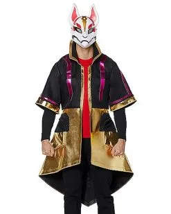 Spirit Halloween Adult Drift Coat - Fortnite -Halloween Shop 01444603 c
