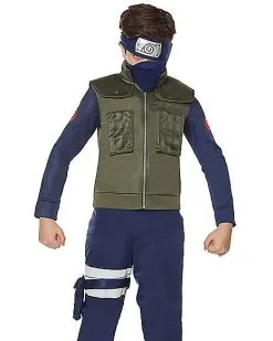 Spirit Halloween Kids Kakashi Costume - Naruto Shippuden -Halloween Shop 01460062 c