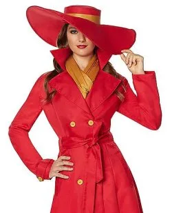 Spirit Halloween Adult Carmen Sandiego Costume 7 Spirit Halloween Adult Carmen Sandiego Costume -Halloween Shop 01460989 c