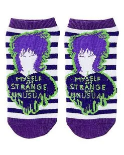 Spirit Halloween Beetlejuice Ankle Socks - 5 Pair 10 Spirit Halloween Beetlejuice Ankle Socks - 5 Pair -Halloween Shop 01494590 c