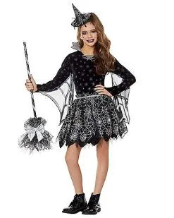 Spirit Halloween Kids Webbed Spider Dress