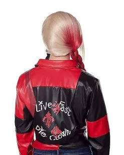 Spirit Halloween Adult Harley Quinn Moto Jacket – The Suicide Squad 6 Spirit Halloween Adult Harley Quinn Moto Jacket – The Suicide Squad -Halloween Shop 01528397 b