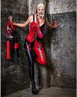 Spirit Halloween Adult Harley Quinn Moto Jacket – The Suicide Squad 7 Spirit Halloween Adult Harley Quinn Moto Jacket – The Suicide Squad -Halloween Shop 01528397 c