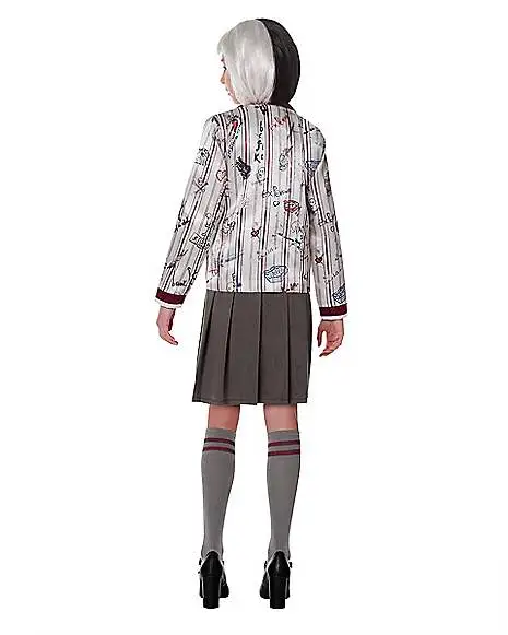 Spirit Halloween Kids Estella School Uniform Costume - Disney Cruella 4 Spirit Halloween Kids Estella School Uniform Costume - Disney Cruella - Image 2