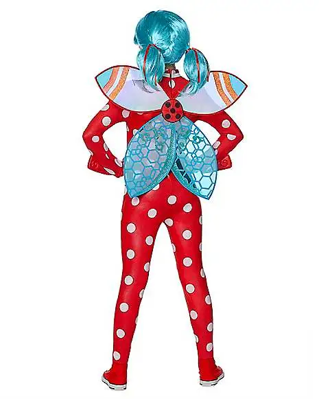 Spirit Halloween Kids Cosmo Bug Costume - Miraculous Ladybug 4 Spirit Halloween Kids Cosmo Bug Costume - Miraculous Ladybug - Image 2
