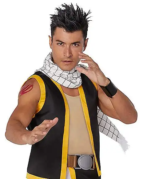 Spirit Halloween Adult Natsu Costume - Fairy Tail 5 Spirit Halloween Adult Natsu Costume - Fairy Tail - Image 3