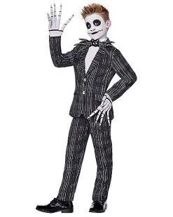 Spirit Halloween Kids Jack Skellington Suit Costume - The Nightmare Before Christmas