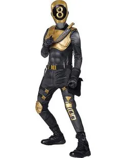 Spirit Halloween Youth 8-Ball (Gold) Costume - Fortnite