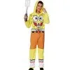 Spirit Halloween Kids SpongeBob SquarePants Hooded Jumpsuit 1 Spirit Halloween Kids SpongeBob SquarePants Hooded Jumpsuit -Halloween Shop 01552975 a
