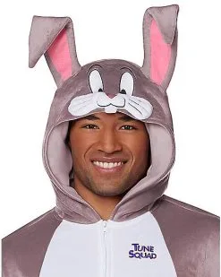 Spirit Halloween Adult Bugs Bunny Union Suit - Space Jam -Halloween Shop 01554518 c