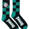 Spirit Halloween Tanjiro Kamado Crew Socks - Demon Slayer 2 Spirit Halloween Tanjiro Kamado Crew Socks - Demon Slayer -Halloween Shop 01555895 a