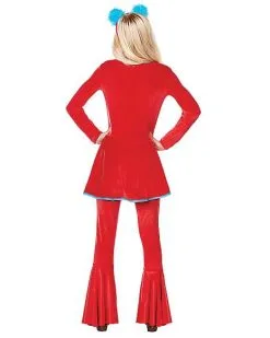 Spirit Halloween Kids Thing 1 And Thing 2 Bell Bottom Costume - Dr. Seuss -Halloween Shop 01559673 b