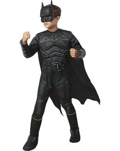 Spirit Halloween Kids Batman Costume Deluxe - The Batman