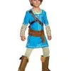 Spirit Halloween Kids Link Costume Deluxe - The Legend Of Zelda: Breath Of The Wild -Halloween Shop 01566306 a