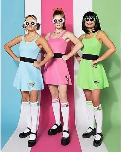 Spirit Halloween Adult Bubbles Costume - The Powerpuff Girls 7 Spirit Halloween Adult Bubbles Costume - The Powerpuff Girls -Halloween Shop 01572502 c