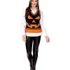 Spirit Halloween Adult Jack-O'-Lantern Sweater Vest 1 Spirit Halloween Adult Jack-O'-Lantern Sweater Vest -Halloween Shop 01575349 a