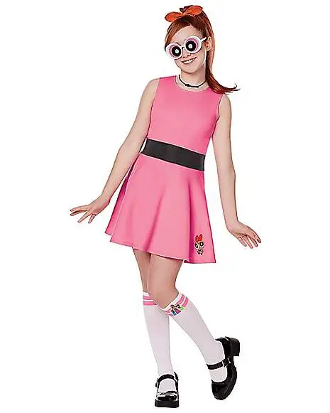 Spirit Halloween Kids Blossom Dress Costume - The Powerpuff Girls 3 Spirit Halloween Kids Blossom Dress Costume - The Powerpuff Girls