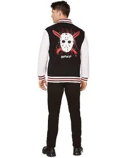 Spirit Halloween Adult Jason Voorhees Varsity Jacket - Friday The 13th 7 Spirit Halloween Adult Jason Voorhees Varsity Jacket - Friday The 13th -Halloween Shop 01587211 c