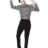 Spirit Halloween Adult Creepy Mime Costume 1 Spirit Halloween Adult Creepy Mime Costume -Halloween Shop 01589175 a