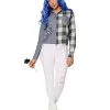Spirit Halloween Adult Emily Flannel Shirt - Corpse Bride 2 Spirit Halloween Adult Emily Flannel Shirt - Corpse Bride -Halloween Shop 01605732 a