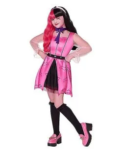 Spirit Halloween Kids Draculaura Costume - Monster High 7 Spirit Halloween Kids Draculaura Costume - Monster High -Halloween Shop 01606292 b