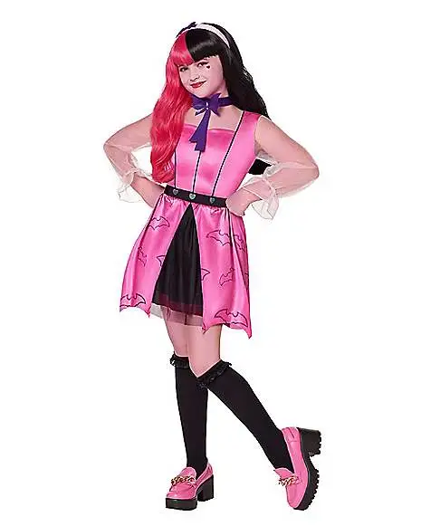 Spirit Halloween Kids Draculaura Costume - Monster High 4 Spirit Halloween Kids Draculaura Costume - Monster High - Image 2