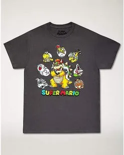 Spirit Halloween Super Mario Bowser And Friends T Shirt- Nintendo