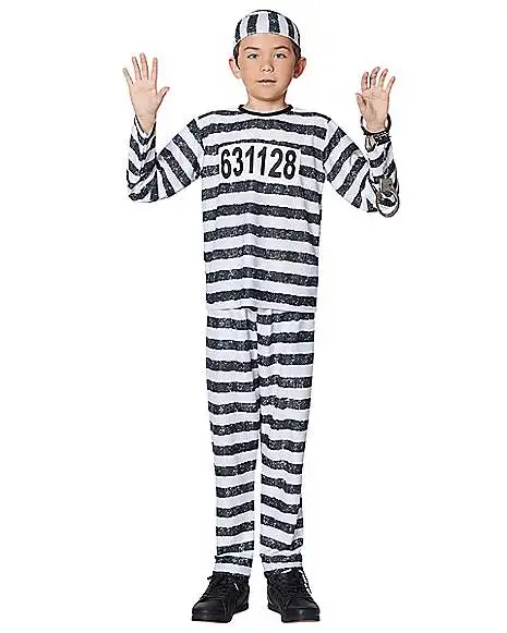 Spirit Halloween Kids Jailbird Costume 3 Spirit Halloween Kids Jailbird Costume