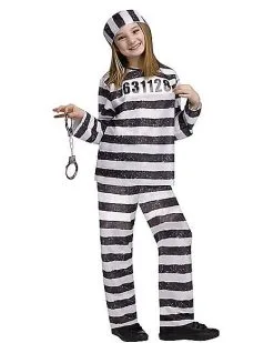 Spirit Halloween Kids Jailbird Costume 7 Spirit Halloween Kids Jailbird Costume -Halloween Shop 07403231 c