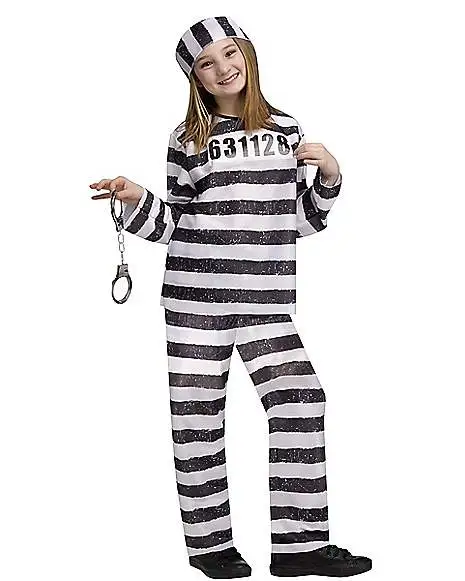 Spirit Halloween Kids Jailbird Costume 5 Spirit Halloween Kids Jailbird Costume - Image 3