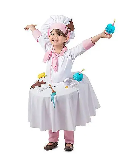 Spirit Halloween Kids Messy Baker Table Top Costume 3 Spirit Halloween Kids Messy Baker Table Top Costume