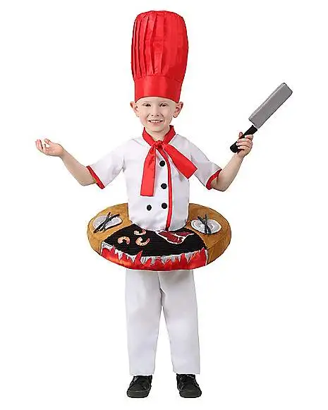 Spirit Halloween Kids Hibachi Chef Table Top Costume 3 Spirit Halloween Kids Hibachi Chef Table Top Costume