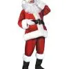 Spirit Halloween Adult Velour Plus Size Santa Suit Deluxe