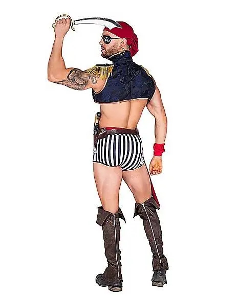 Spirit Halloween Adult Captain Hunk Costume 4 Spirit Halloween Adult Captain Hunk Costume - Image 2